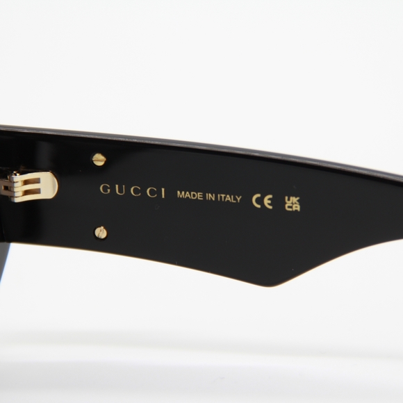 NEW GUCCI GG1421S 001 WOMEN BLACK SUNGLASSES GUCCI - Picture 13 of 15